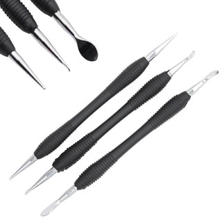 【GRCEKRIN】Modeling Tools Stainless Steel 15.2cm Black Leathercraft Modeling Tool Set
