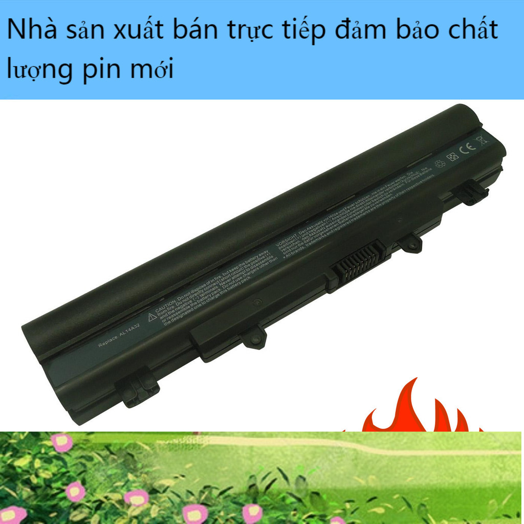 Pin mới áp dụng cho Acer E14 E15 E1-571 E5-411 421 471 AL14A32 Pin máy tính xách tay