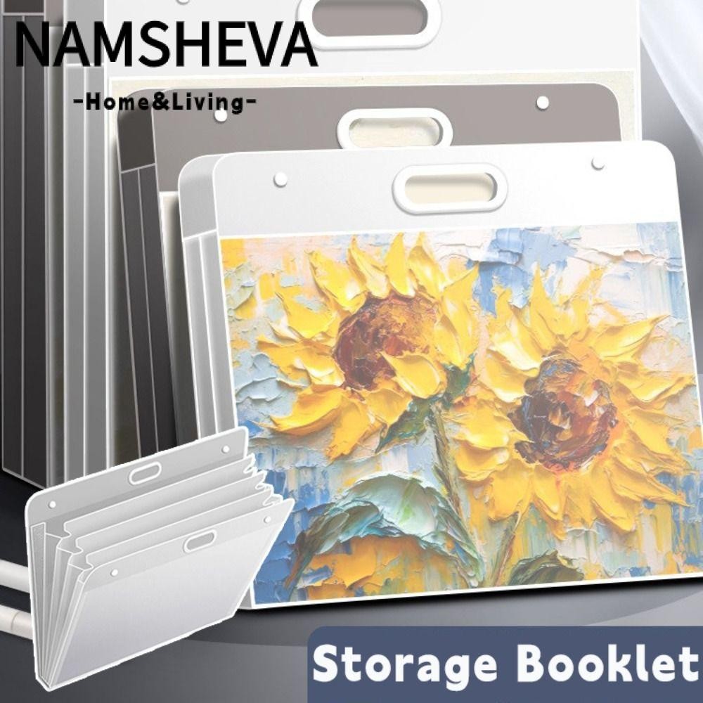 Thư mục tập tin NAMSHEVA, Túi lưu trữ giấy vẽ tranh chống nước A2 / A3 / A4, Album ảnh bốn lớp di độ