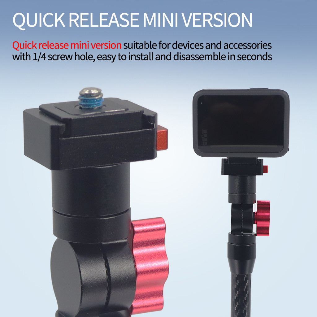 Gậy Selfie bằng sợi Carbon cực từ tính cho Pocket4 Gopro 13 Insta360 GO 3 GO 3S DJI OSMO 360 Camera 