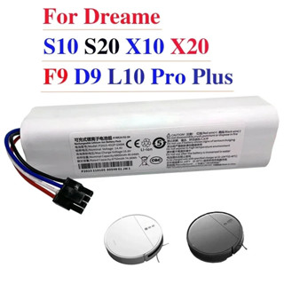 14.4v 6500mAh Dành Cho Dreame S10 S20 X10 X20 F9 D9 L10 Pro Plus Mẫu Robot Hút Bụi Thay Thế Pin