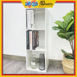 Kệ gỗ tổ ong 3 tầng, kệ sách tổ ong sang trọng, hiện đại, gọn gàng chất gỗ MDF dày 12mm dễ lắp ráp