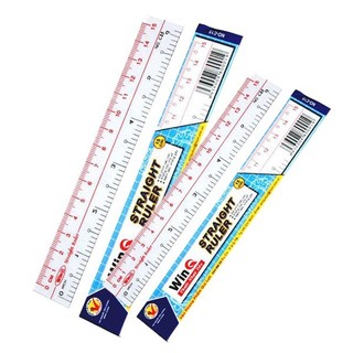 Combo 5 Cây Thước Nhựa Dẻo C20 WinQ Dài 20cm, Nhựa Dẻo Cứng Cáp - VPP Happy Kids