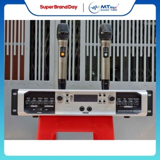  Cục đẩy liền vang MTMAX DSP 500 tích hợp cặp micro UHF - Đa năng chỉnh cơ dễ sử dụng. Thiết kế sang trọng sắc nét 