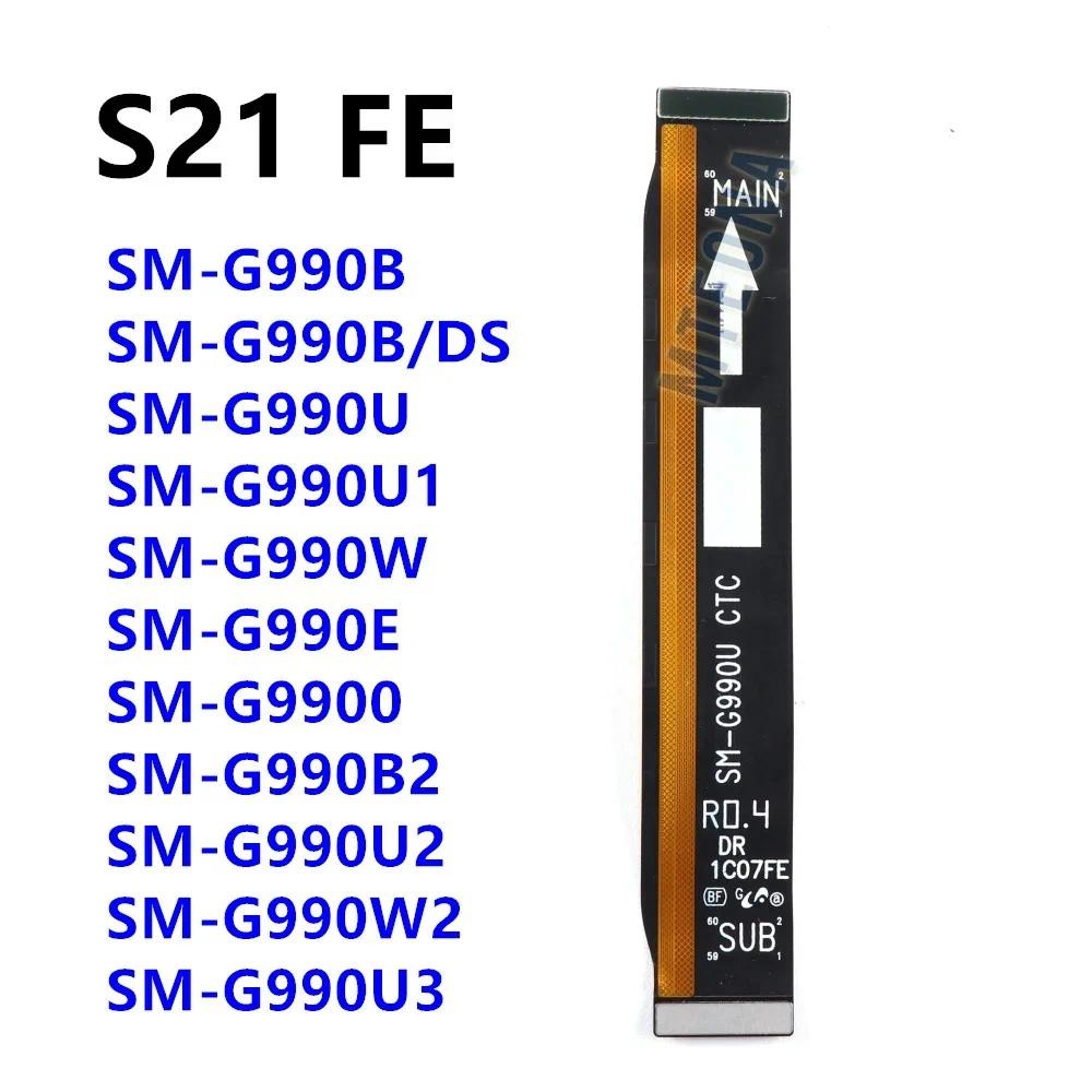 Dành Cho Samsung Galaxy S21 FE 5G SM-G990B G990U G990E Bảng Chính Bo Mạch Chủ Đầu Nối Cáp Mềm Thay T