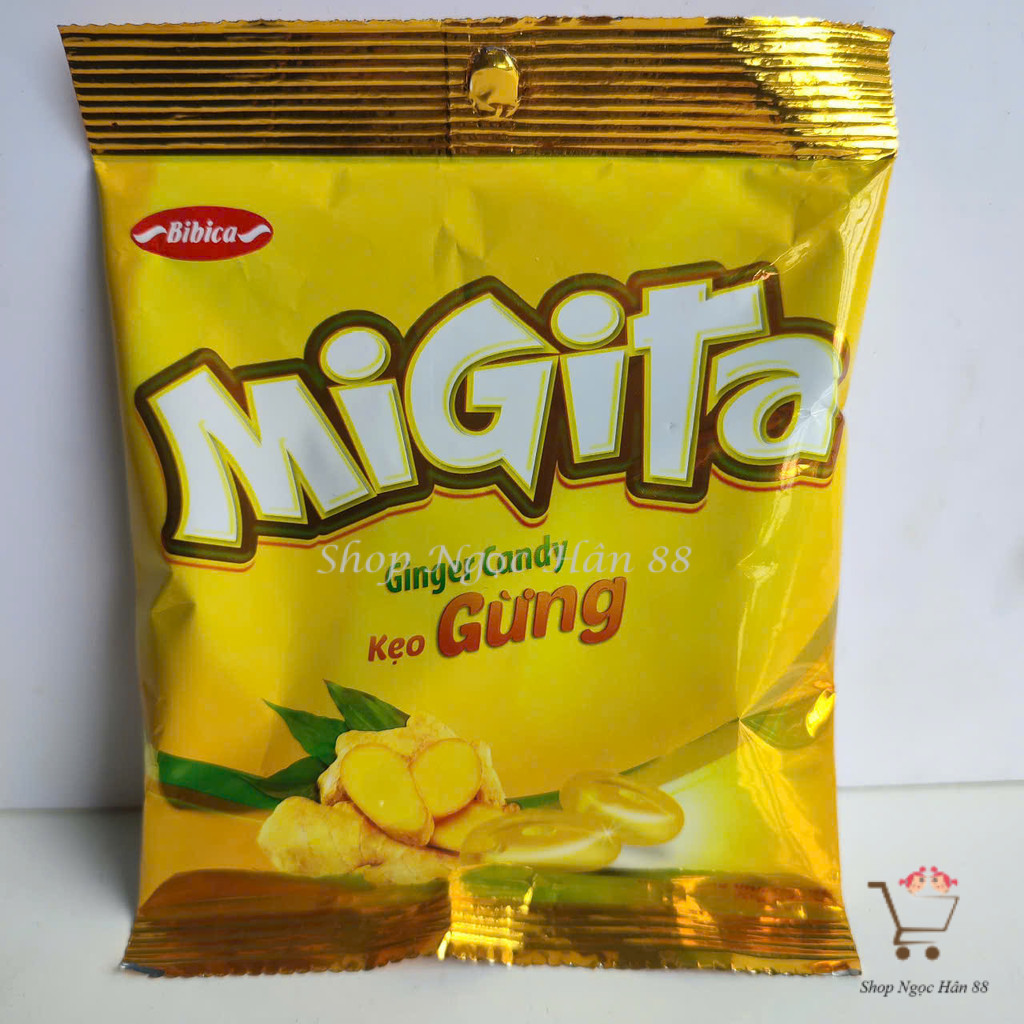 Kẹo gừng Migita Bibica gói 70g