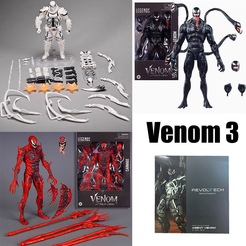 2025 Venom 3 Thảm sát Carnage Nhân vật hành động SHF Venom Carnage Mô hình khớp di chuyển