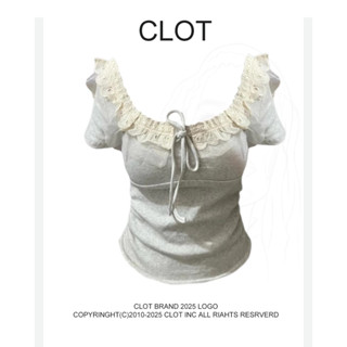 áo baby tee ôm body coquette top tay ngắn xám tiêu  kiểu dáng cute hàn quốc đẹp thời trang hè CLOT áo thun local brand