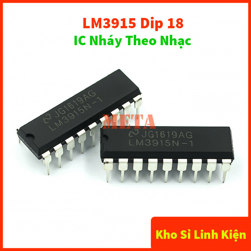 IC LM3915 DIP-18 (LM3915N-1 3915) IC nháy theo nhạc