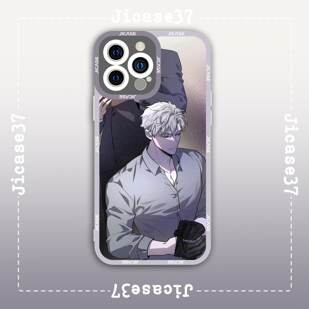 Ốp lưng iPhone Cạnh Vuông Samsung Xiaomi Oppo Manhwa boylove Passion nhân vật Taeui vs Ilay