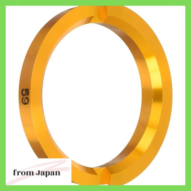 KYO-EI HUB CENTRIC RING 73mm/59mm 2 Pieces with Lip Aluminum/Gold U7359