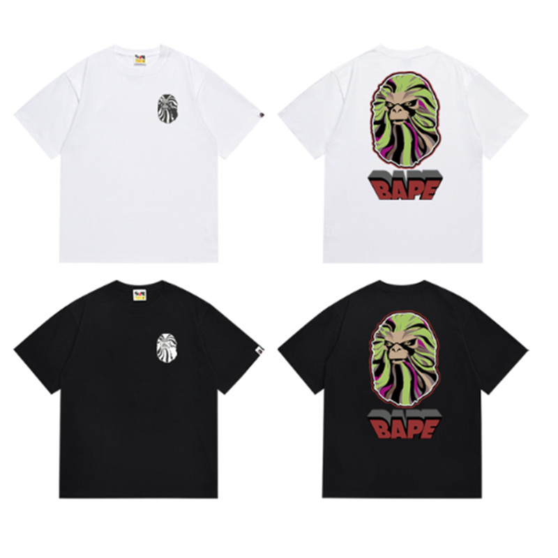 Cổ Điển Unisex Áo Thun Cotton In Hình before & after, Tay Ngắn Thoải Mái