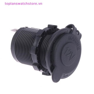Toplanswatchstore 12V-24V Ổ cắm điện ô tô chống nước Ổ cắm thụ thể Phụ kiện ô tô cho ô tô Thuyền xe máy VN