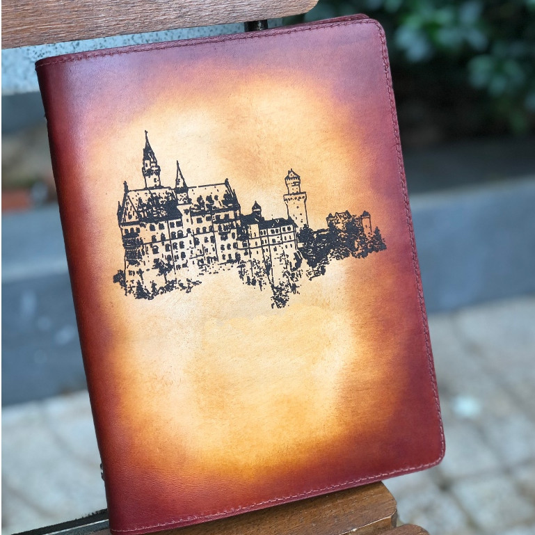 [A5 Gáy Còng] Sổ Bìa Da Thật, Sổ Còng A5 Bìa Da, Nhuộm Patina Thủ Công, Còng 6 Lỗ A5, Làm Sổ Da Theo