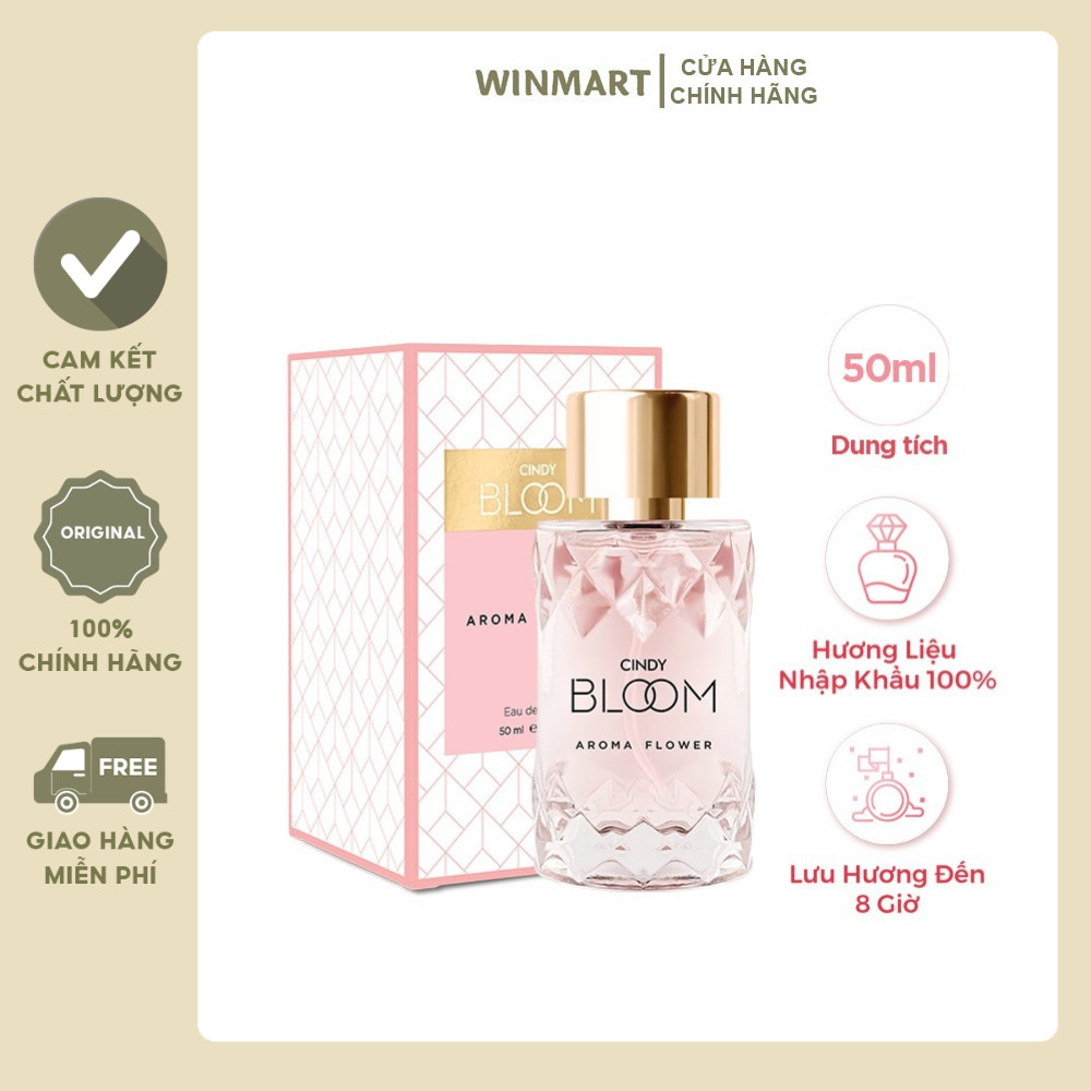 Nước hoa Cindy Bloom Aroma Flower 50ml - Hàng chính hãng