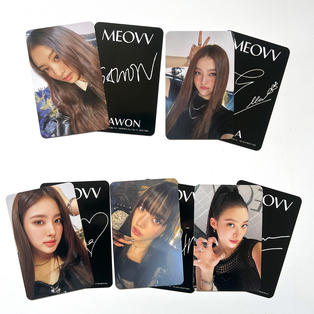 5 chiếc MEOVV BROADCAST Photocards MEOW NPOP PREMIUM show champion Lomo Cards Anna Narin Gawon Sooin