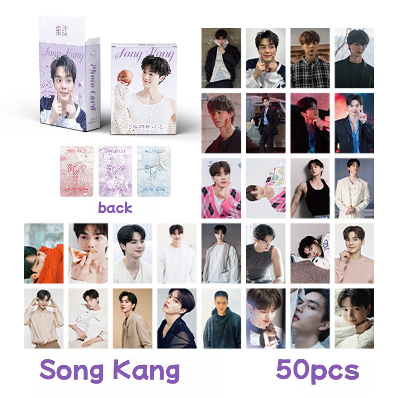 Bộ 50-55 Bài Hát Kang Kim Bạn Jung Byeon Woo-seok laser Ba Chiều Photocards Diễn Viên Hàn Quốc Oppa 