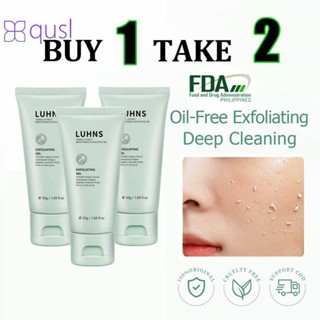 【₱200 3 chiếc Fda  Gel rửa mặt chiết xuất thảo dược dịu nhẹ cho mọi loại da | Da nhạy cảm | Thích hợp cho toàn bộ cơ thể Gel tẩy tế bào chết 50g * 3 qusl