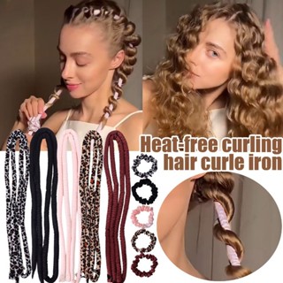  Cần uốn không nhiệt để uốn tóc qua đêm | Bộ miếng bọt biển uốn tóc không gây hư tổn có dây buộc vải Máy tạo kiểu thân thiện với giấc ngủ để sử dụng tại nhà   du lịch 