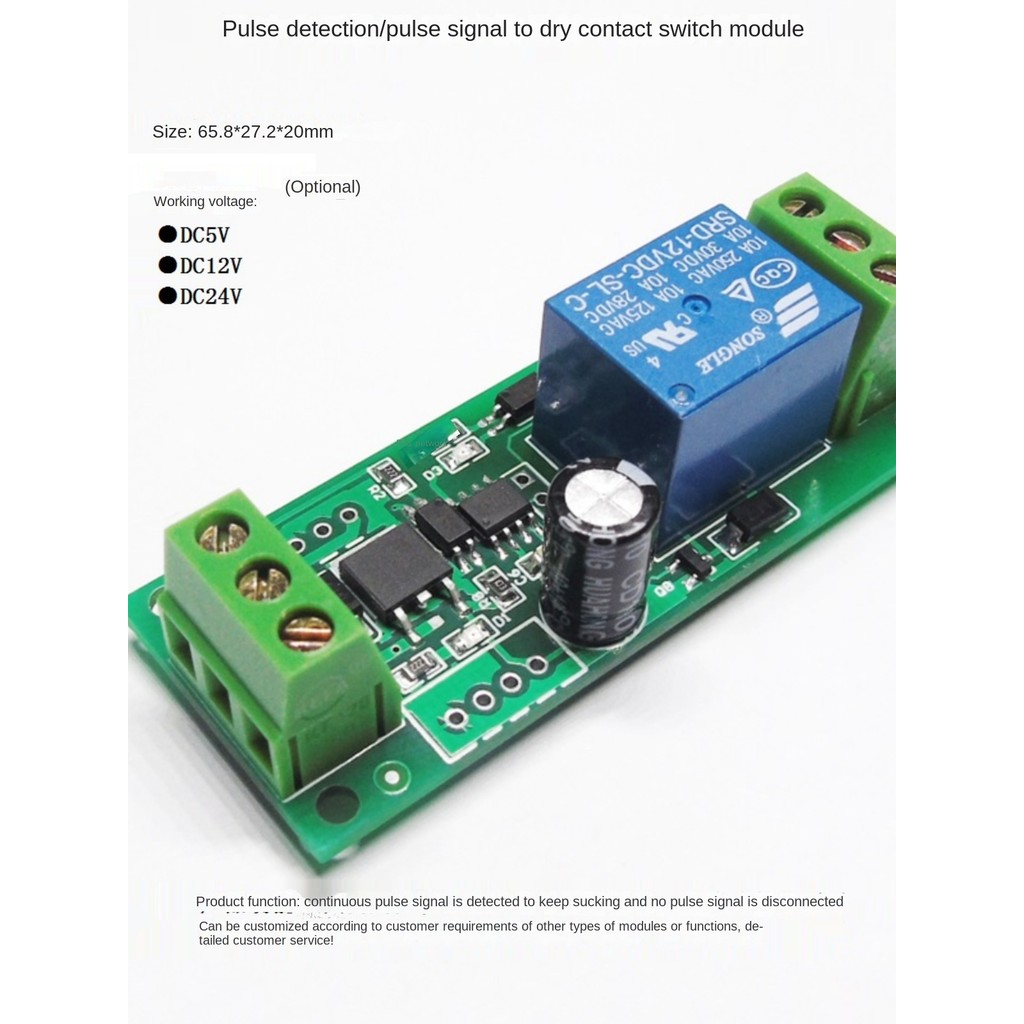 Pulse Detection Switch Pulse Signal Turn Dry Contact Switch Module with Pulse Suction and No Disconn
