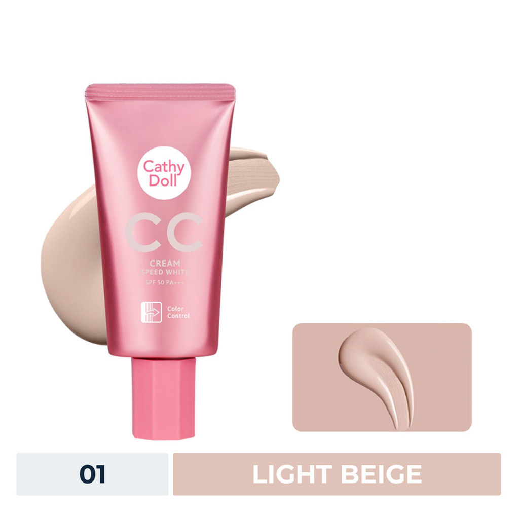 Kem Nền CC Cathy Doll SPF50+/PA+++ Speed White CC Cream