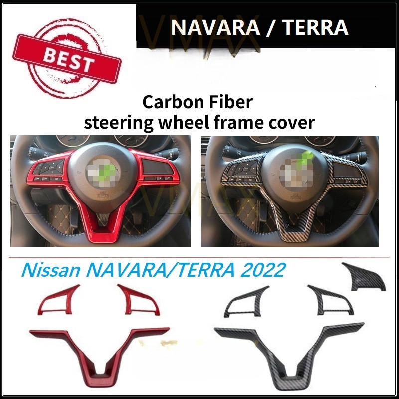 Nissan NAVARA Terra sợi carbon vô lăng khung phụ kiện Nissan NAVARA 2016-2021 Terra 2016-2021 Terra 
