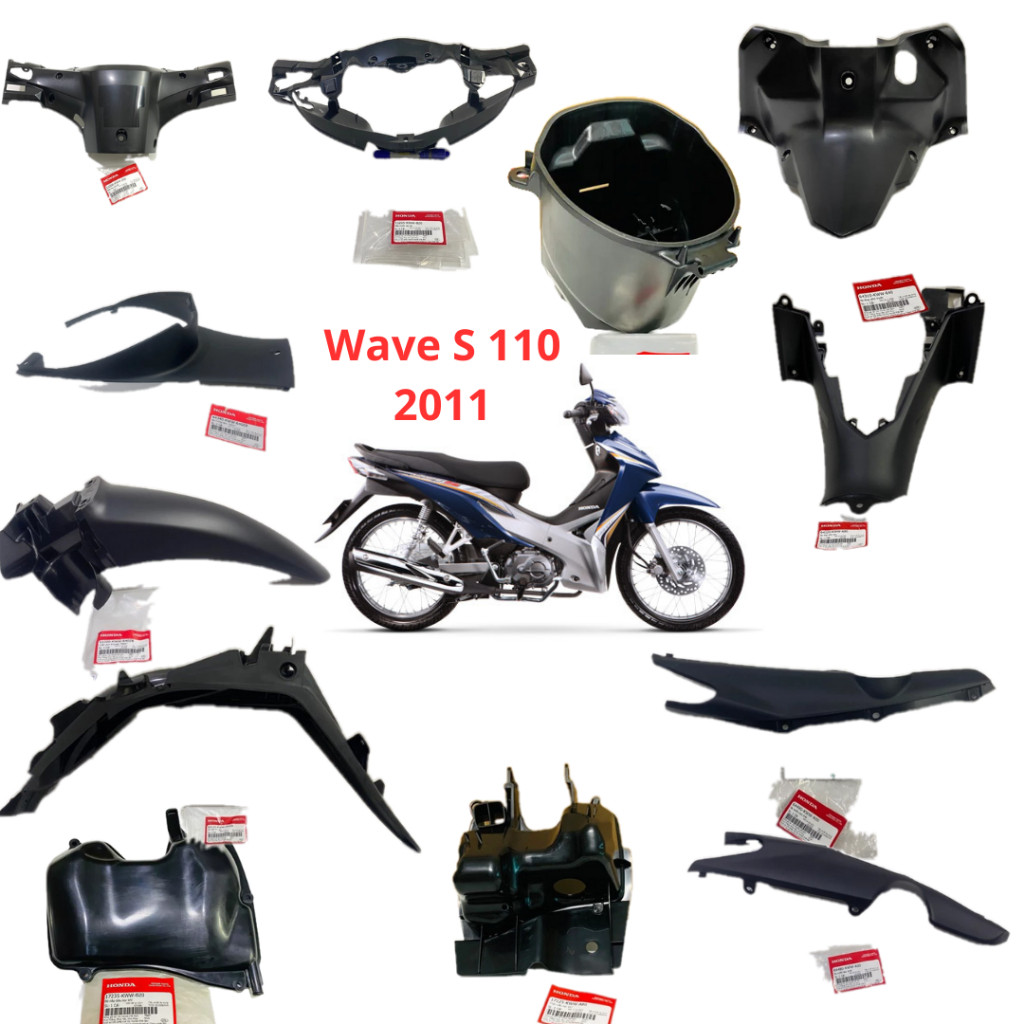 Nhựa đen , Nhựa nhám Wave S 110 2011 Zin Honda