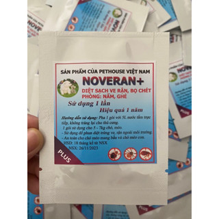 [Mua 5 tặng 1] NOVERAN Tắm Hoặc Phun Môi Trường Diệt Ve,Rận,Bọ Chét Chó Mèo Hiệu Quả 1 Năm