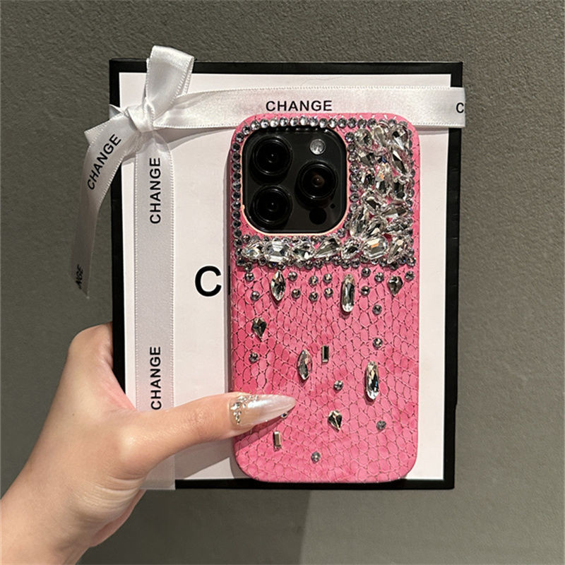 Ốp điện thoại kim cương giả lấp lánh thời trang cho IPhone 16 17 Pro Max IP 15 Pro Max 12 13 PM 14 P