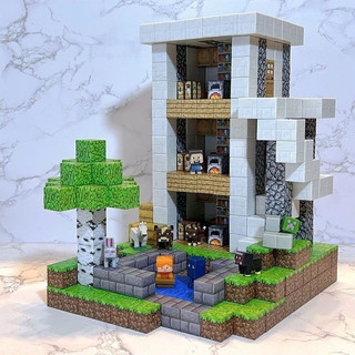   50 TẶNG 5  Đồ Chơi Khối Nam Châm Minecraft DIY Khối Xây Dựng Mô Hình Giáo Dục Trẻ Em Từ Tính 