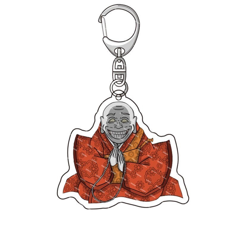 Móc khoá Yayoi Hozuki Anime Dark Gathering Keitaro Eiko Cosin 2 mặt rõ nét nhựa Acrylic Phụ kiện tra