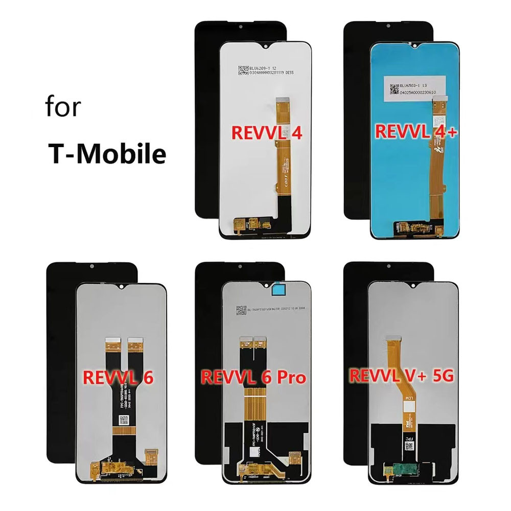 [T-mobile] Màn Hình LCD Tổng Thể Cho T-Mobile Revvl 4 V Plus V+ 6 Pro 7, Màn Hình Cảm Ứng