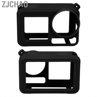 Zjchao Vỏ máy ảnh silicon có lỗ chính xác và nắp ống kính mềm dẻo có dây đeo tay cho Action 5 Pro
