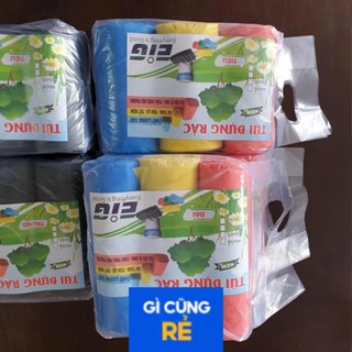 3 - 2 cuộn (1- 2kg túi đựng rác sinh học tự phân hủy đa dạng màu, đa dạng size)