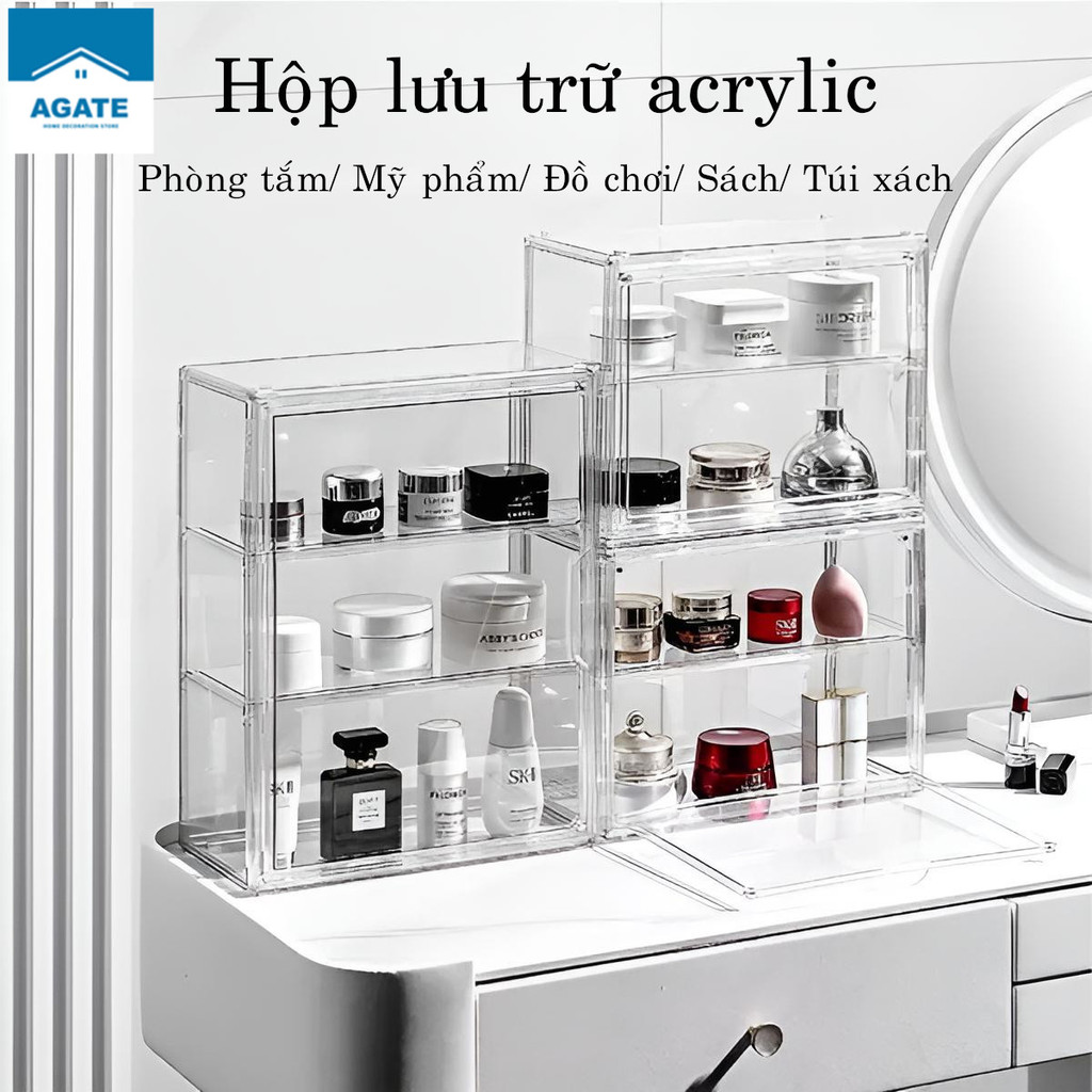 acrylic hộp mica hộp nhựa trong suốt hộp,Hộp đựng mô hình đồ chơiđựng giày túi xách mỹ phẩm hộp trưng bày