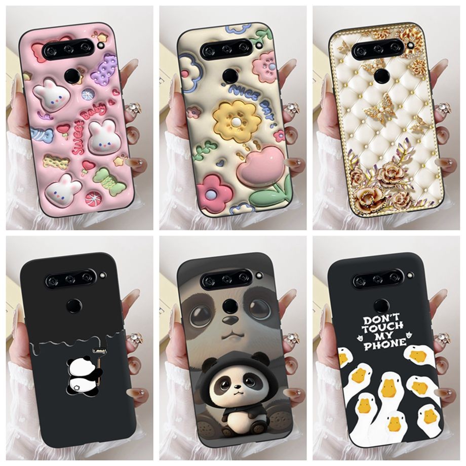 Vỏ Cho LG V40 V50 V50s thinQ Vỏ Điện Thoại Bảo Vệ Họa Tiết Dễ Thương Ốp Lưng Cho LG V40 thinQ V 50s 
