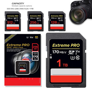 Thẻ sd Class 10 tốc độ cao 32GB 64GB 128GB 256GB 512GB 1TB carte sd Thẻ nhớ Flash usb dính sdcards cho máy ảnh