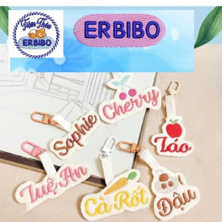 (THÊU TÊN) Thẻ Tên Đeo Balo Cặp Name Tag Thêu Tên Theo Yêu Cầu Cho Bé