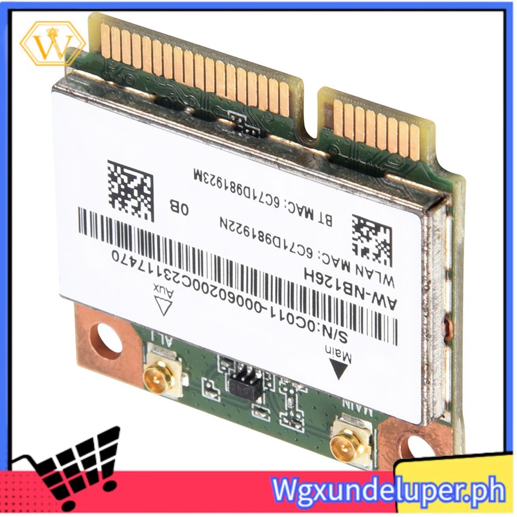 [W] SSEA Mới cho AzureWave AW-NB097H AW-NB100H AW-NB126H AR3012 AR5B225 Thẻ không dây Half Mini PCI-