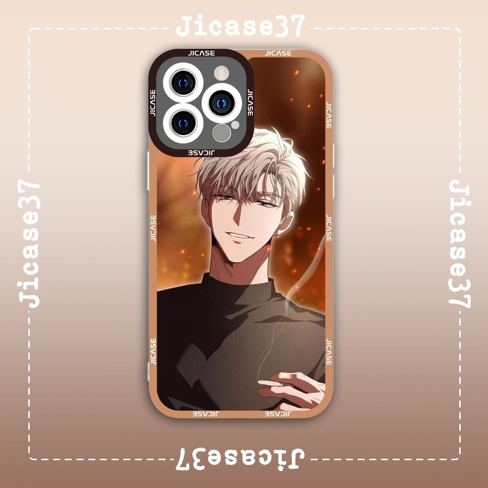 Ốp lưng iPhone Cạnh Vuông Samsung Xiaomi Oppo Manhwa boylove Passion nhân vật Taeui vs Ilay