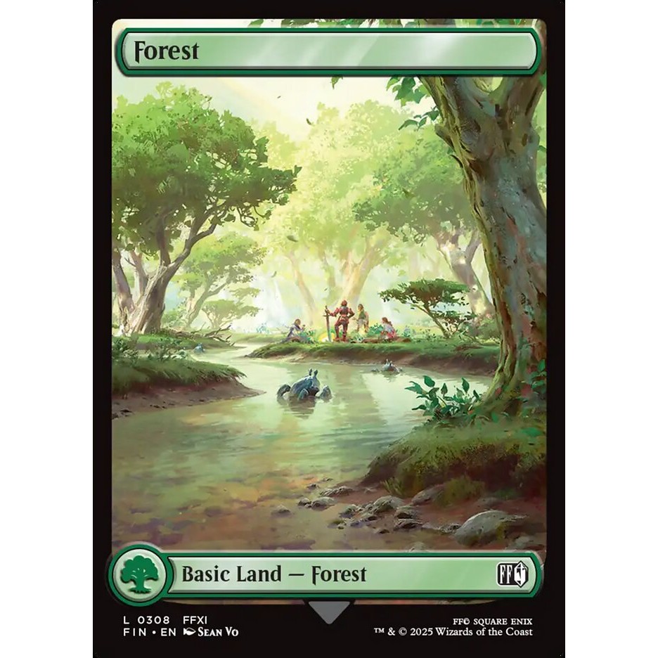 Magic the Gathering - Final Fantasy - Forest (0308)