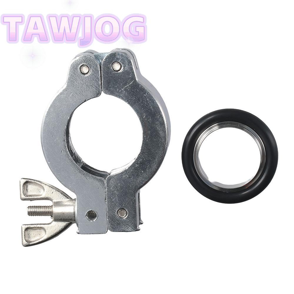 Kẹp nhôm TAWJOG KF25, Vòng định tâm bằng bạc cao su O TYPE, Di động KF25 Nhôm cánh đen đai ốc bản lề