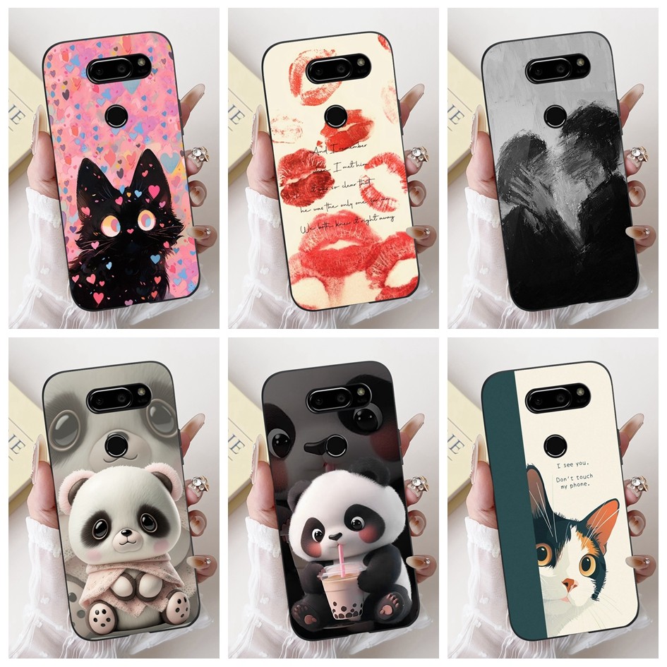 Ốp Chống Sốc Cho LG V30 / V30 Plus / V30S ThinQ / V35 ThinQ / V35 Plus ThinQ Ốp Điện Thoại ThinQ Gấu