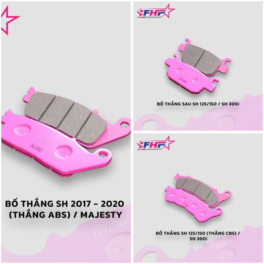 BỐ THẮNG MÁ PHANH HONDA FHF RACING SHVN / SH300 / SH MODE / SH150 phukienxemaydo