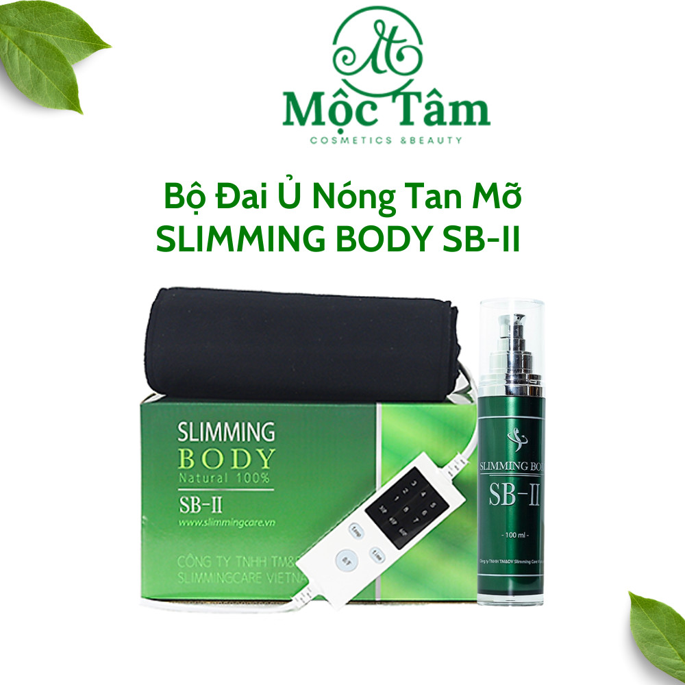 Bộ Đai Ủ Nóng Tan Mỡ Slimming Body SB-II Chính Hãng, Quấn Nóng Giúp Thải Mỡ Bụng Mỡ Thừa Định Hình E
