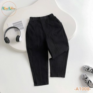 Quần dài bé trai kaki đen ALBERKIDS cho bé trai nam 4-12 tuổi A1008