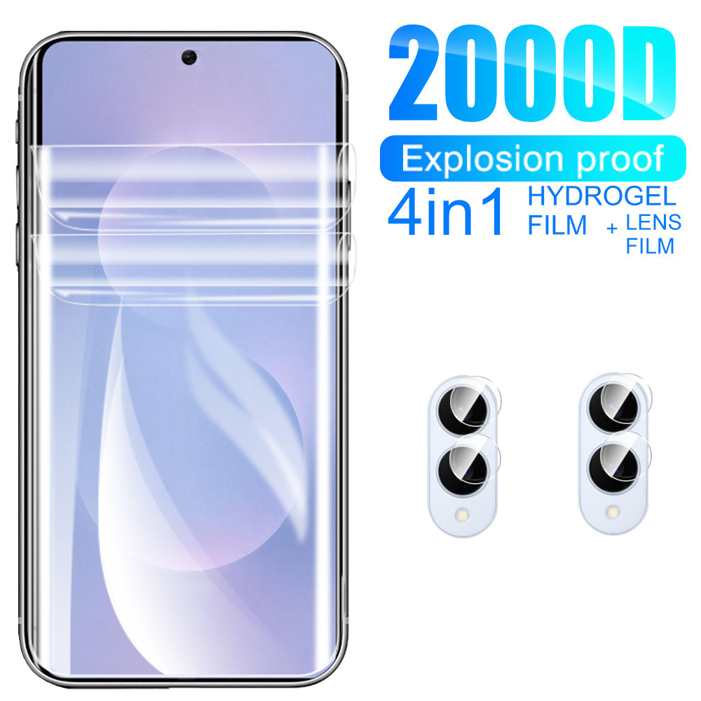 2in1 Phim Hydrogel Mềm Bảo Vệ Màn Hình Cho Điện Thoại ROG 3 5 5s 6 7 8 9 Pro FE Phim Máy Ảnh