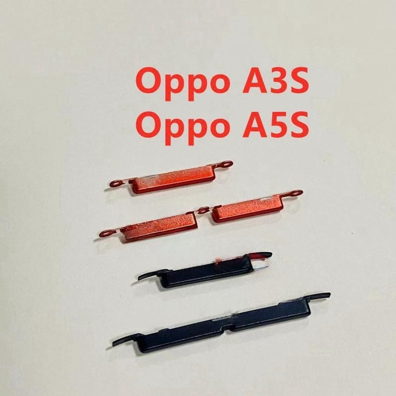 Nút âm lượng nguồn cho Oppo A3s A5s Công tắc phím bên ngoài Vỏ điện thoại di động Phần