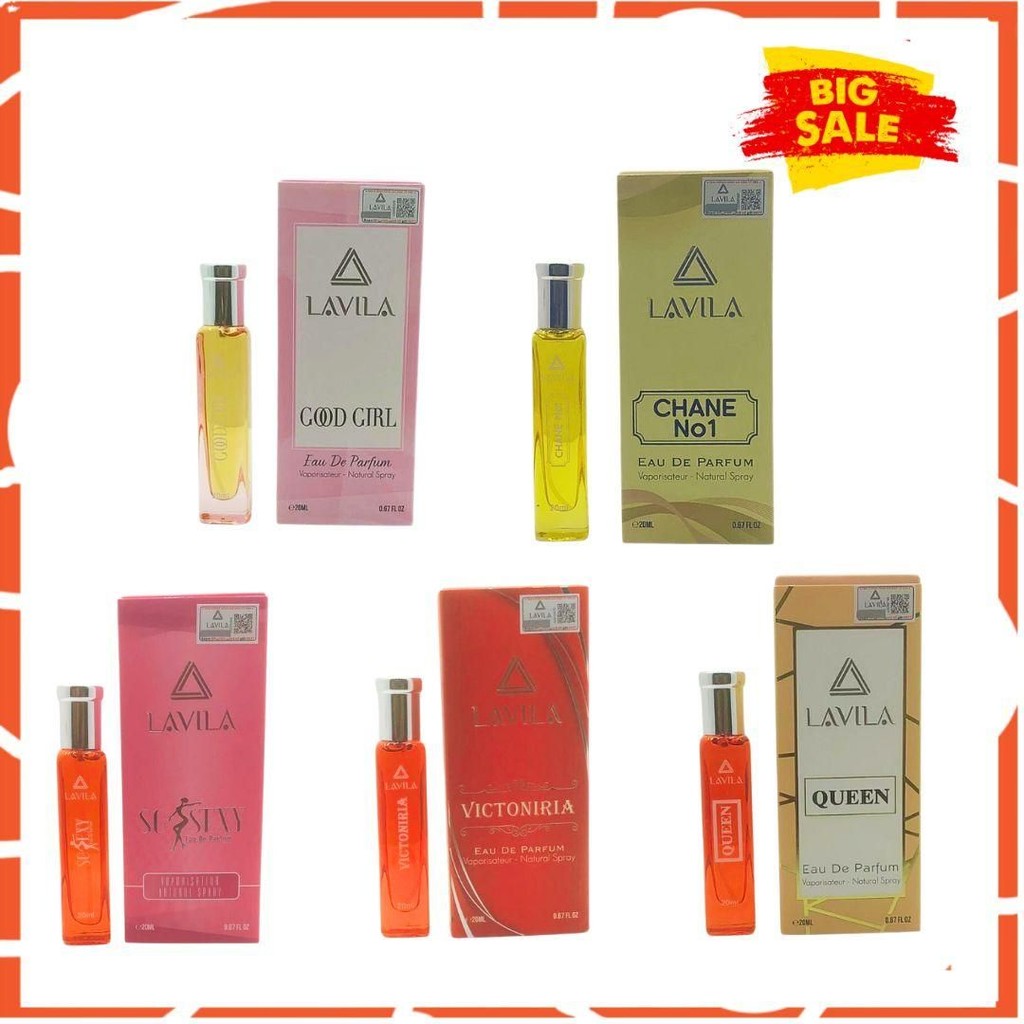 Nước Hoa Nữ Lavila Good Girl 20ml - Gợi Cảm, Quyến Rũ, Lôi Cuốn