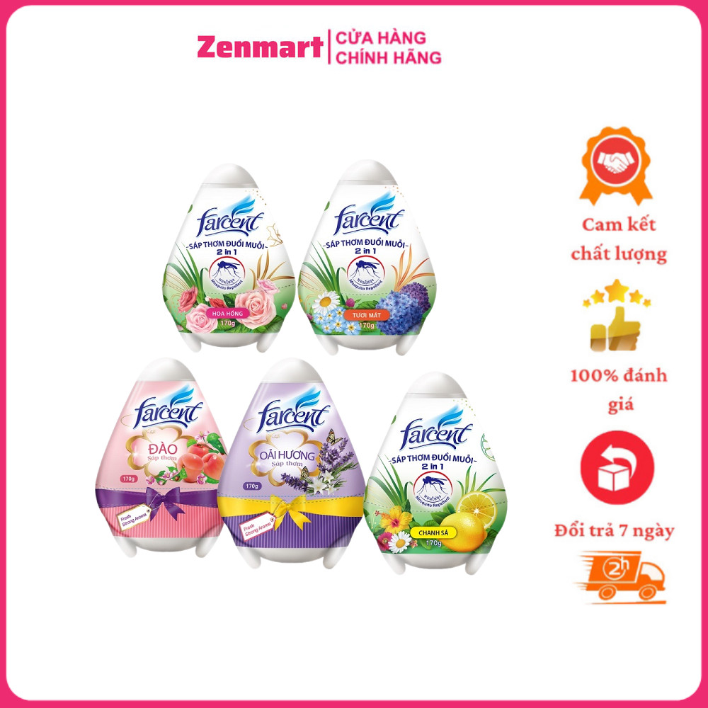Sáp thơm phòng khử mùi Farcent 170g chính hãng